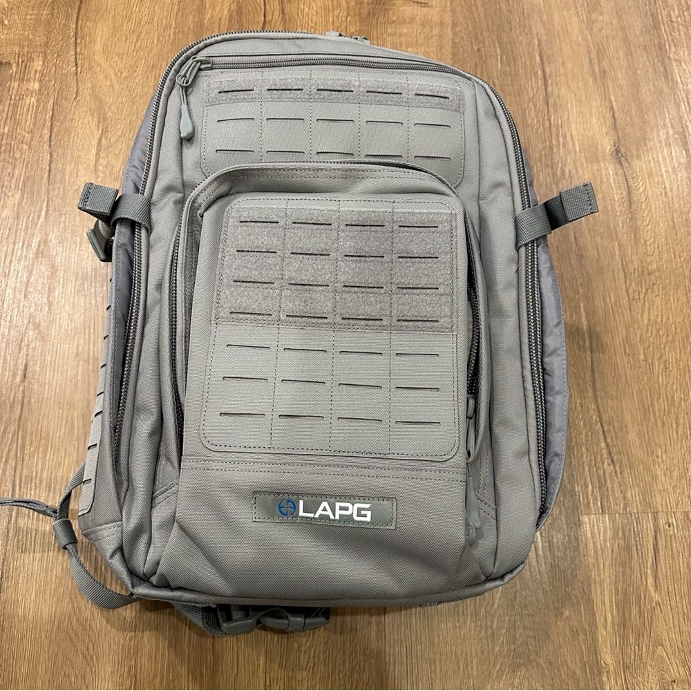 NWT LAPG LA Police Gear Atlas 12 Hour Tactical MOLLE Backpack Gray